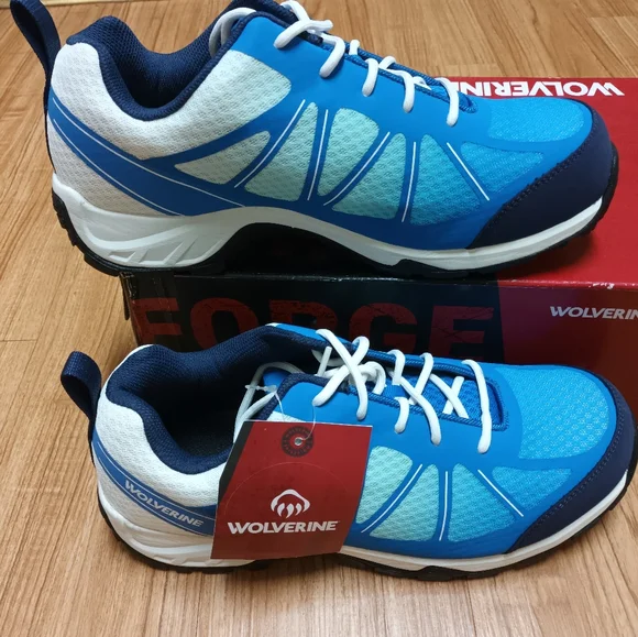 Wolverine Men’s Blue Athletic Work Sneakers - Picture 2 of 7